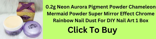 Neon Aurora Pigment Powder, Chameleon Mermaid Powder, Super Mirror Effect, Chrome Rainbow Nails, DIY Nail Art, Nail Dust, Nail Pigment, Nail Decoration, Nail Salon