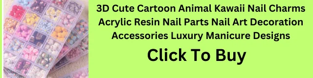 3D, Cute, Cartoon Animal, Kawaii, Nail Charms, Acrylic Resin, Nail Parts, Nail Art Decoration, Accessories, Luxury, Manicure Designs