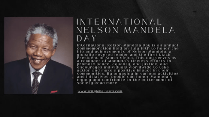 International Nelson Mandela Day, Nelson Mandela Day, Nelson Mandela,